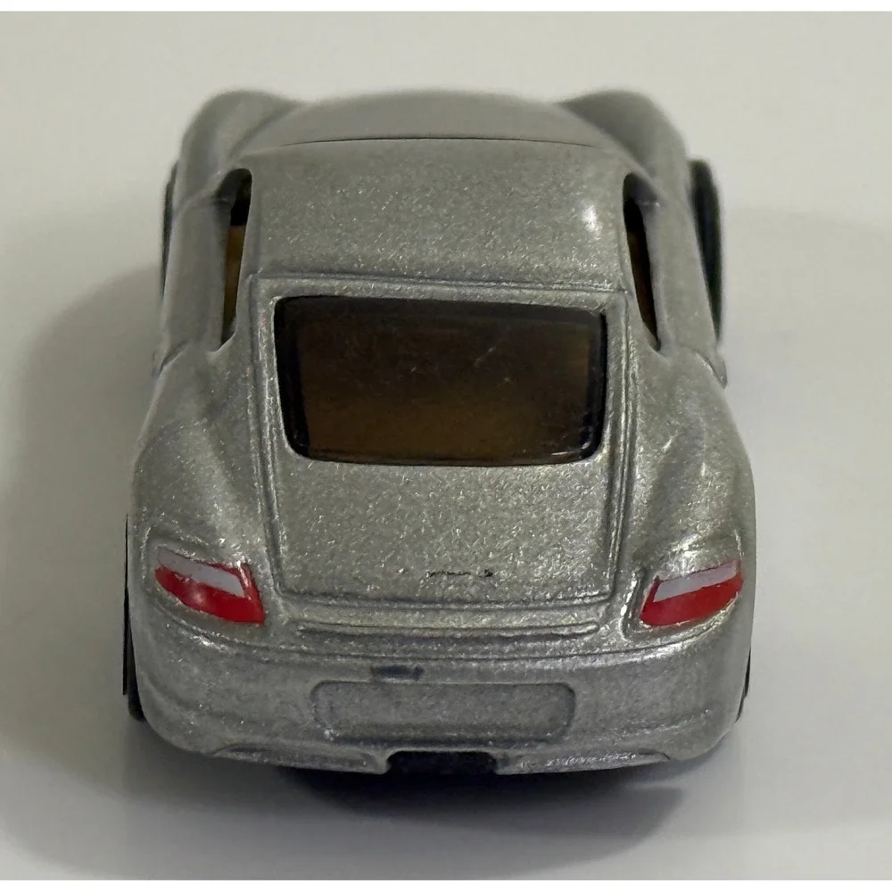 Hot Wheels Porsche Cayman S Kids 1:64 Silver Die-Cast Car Metallic Toy Vehicle